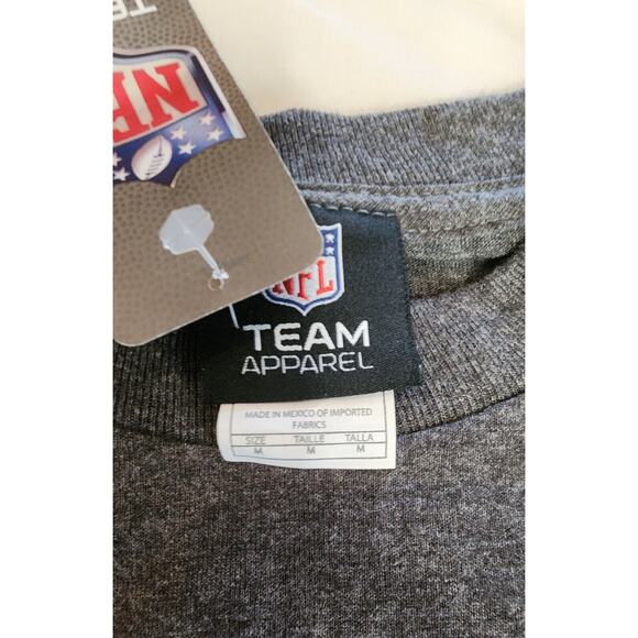 Chicago Bears NFL Team Apparel Mens Medium Graphic Short Sleeve T-Shirt Gray NWT - Picture 8 of 8